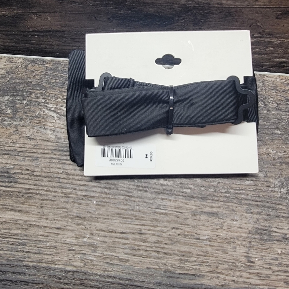 Nwt Black Express Bow Tie